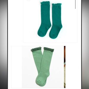 Little Stocking Co. bundle of 2 Lace Top Knee Highs
